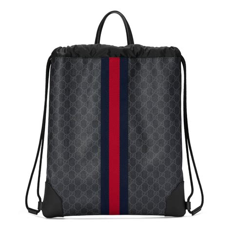 gucci mens backpack|gucci drawstring backpack for men.